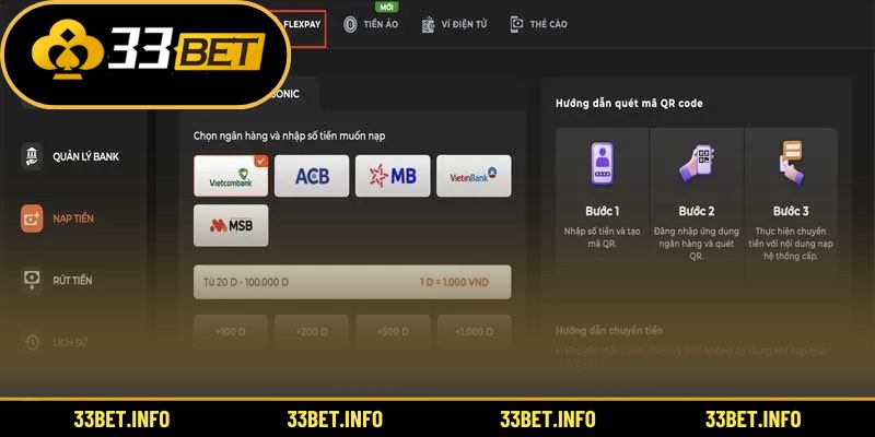 Các bước thực hiện nạp tiền chi tiết cho thành viên mới