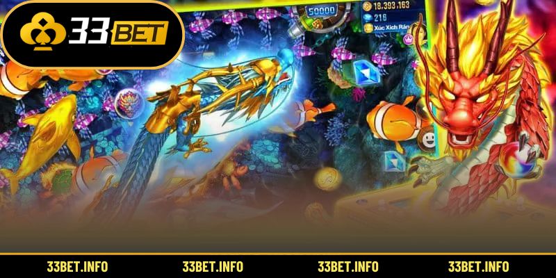 Trải nghiệm đại dương sống động cùng bắn cá rồng vàng